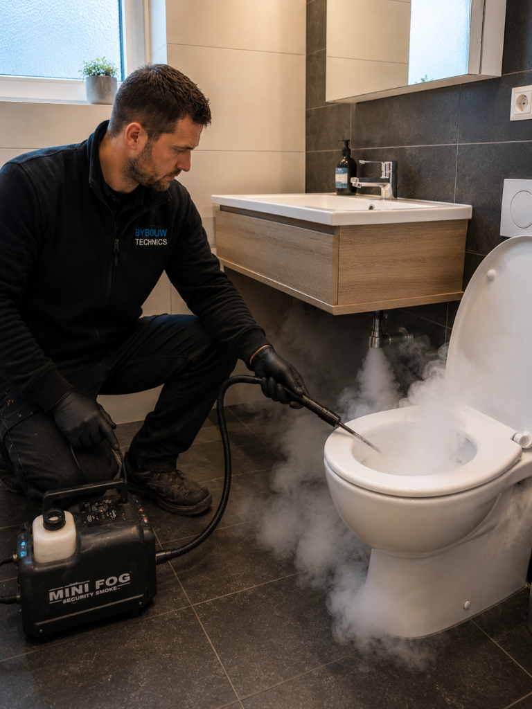 Détection des mauvaises odeurs par fumigation dans une salle de bains